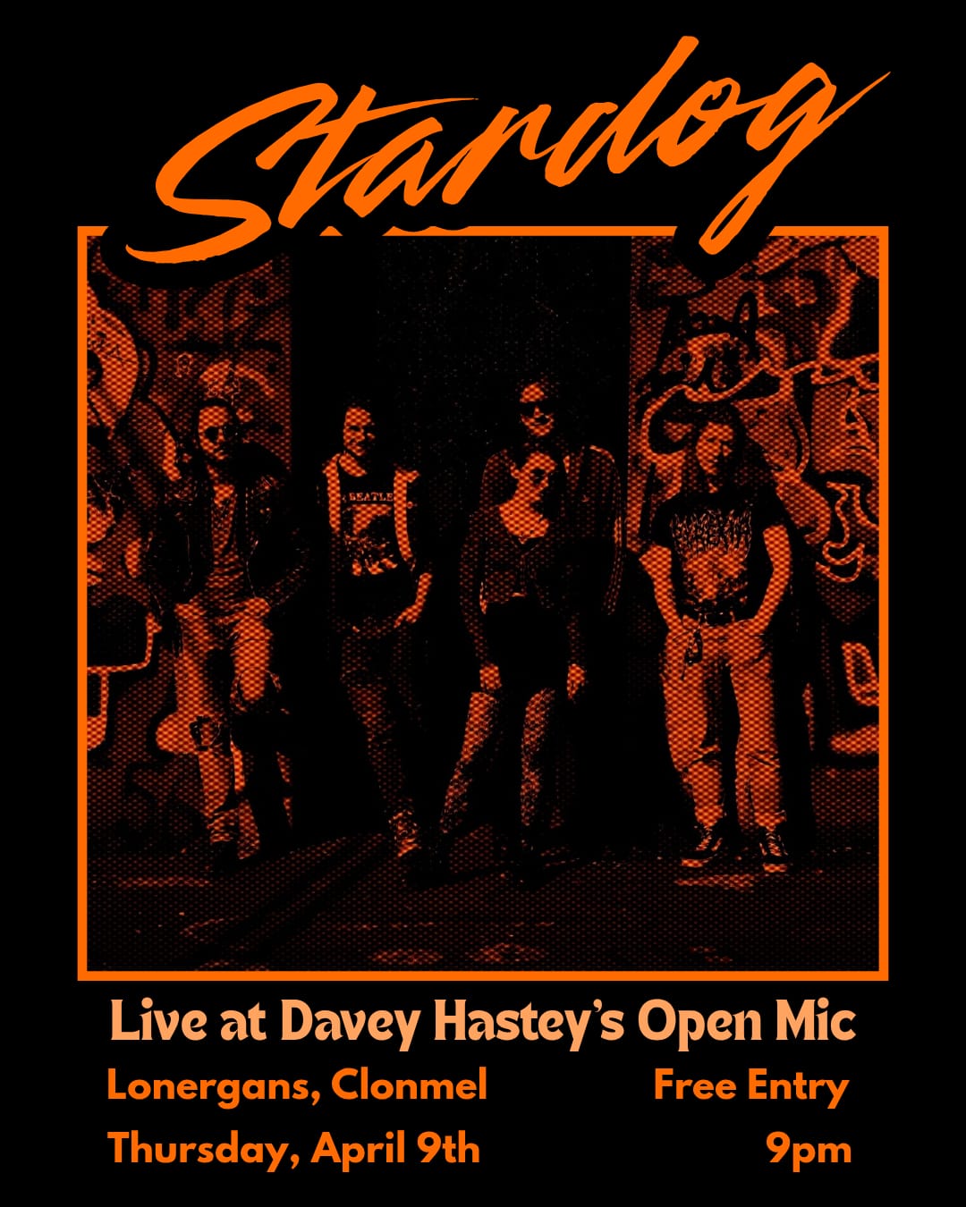 Lonergans Open Mic Poster